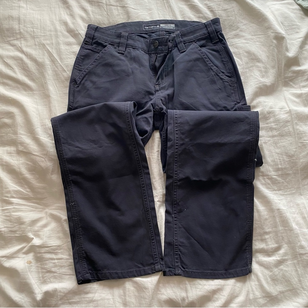 Carhartt Rugged Flex Loose Fit Canvas Work Pant Size 2 Short NWT Women’s Pants